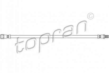 Шланг тормозной TOPRAN 400423 (фото 1)