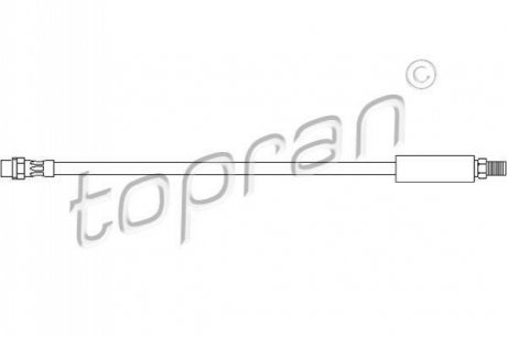 Шланг гальмівний TOPRAN 500 195 (фото 1)