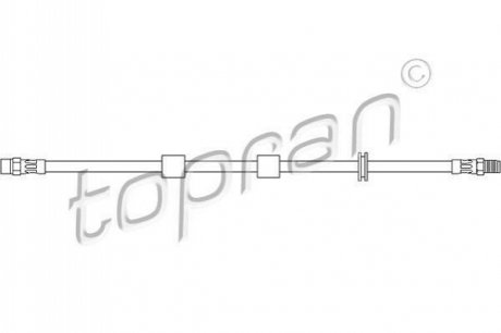 Шланг гальмівний TOPRAN 500 199 (фото 1)