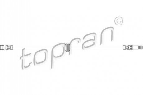 Шланг гальмівний TOPRAN 500 756 (фото 1)