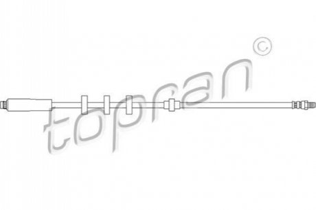 Шланг гальмівний TOPRAN 720895 (фото 1)