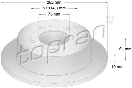 Автозапчастина TOPRAN 820 381