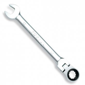 Ключ комбинированный с трещоткой и шарниром 8мм - Toptul AOAH0808 (фото 1)