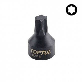 Головка TORX T25 1/4 (цілісна)) - Toptul BCFB0825