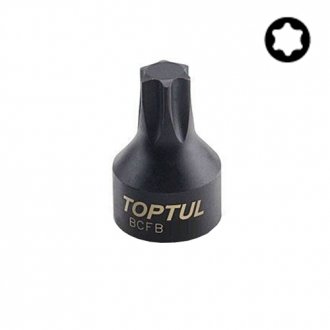 Головка TORX T27 1/4 (цельная) - Toptul BCFB0827