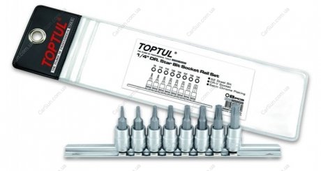Комплект торцевих ключів Toptul GAAG0808
