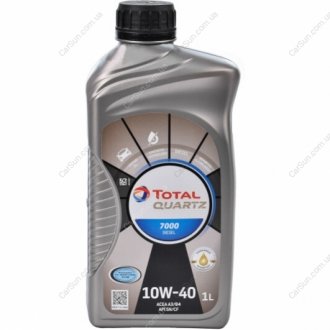 Моторное масло Quartz 7000 Diesel 10W-40 1 л - TOTAL 201534