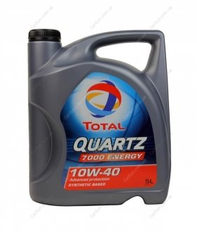 Моторное масло Quartz 7000 Energy 10W-40 5л - TOTAL 203706 (фото 1)