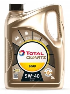 Моторное масло Quartz 9000 5W-40 5л - TOTAL 213678