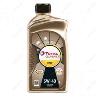Моторное масло QUARTZ 9000 5W-40 1л - TOTAL 213764 (фото 1)