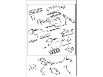 Комплект прокладок полный 3GR-FSE TOYOTA / LEXUS 0411131252