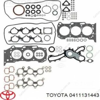 Оригінал комплект прокладок двигуна 3.5 Toyota Highlander Camry Venza Rav4 Lexus ES RX 350 TOYOTA / LEXUS 0411131443