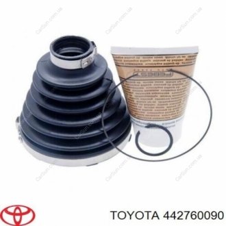 Пильовики шрусу внутр. та зовні комплект Toyota Land Cruiser 200 Lexus LX 570 TOYOTA / LEXUS 0442760090