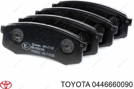 , колодки тормозные задние комплект Toyota Prado 120 / 4Runner / FJ Cruiser / Lexus GX 470 TOYOTA / LEXUS 0446660090