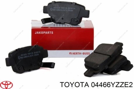 Колодки задние TOYOTA / LEXUS 04466YZZE2