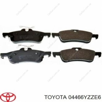 Колодки дисков TOYOTA / LEXUS 04466YZZE6