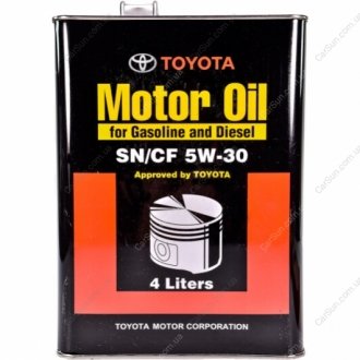 Моторное масло Gasoline -amp; Diesel 5W-30 4 л - ToyotaLexus TOYOTA / LEXUS 0888083322