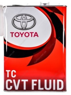 Олія трансмісійна CVT Fluid TC 4 л - ToyotaLexus (оригінал) TOYOTA / LEXUS 0888602105