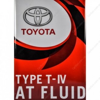 Олія трансмісійна atf type t-iv 4л - ToyotaLexus (оригінал) TOYOTA / LEXUS 0888681015