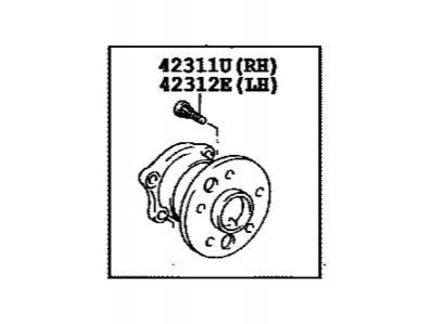 Ступица колеса TOYOTA / LEXUS 4246006021