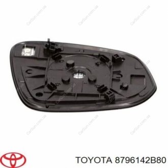 Оригинал зеркальный элемент Toyota RAV 4 левый водительский TOYOTA / LEXUS 8796142B80