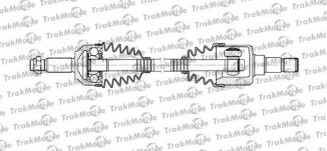 Полуось левая L=628, 27/26 зуб MONDEO 00- TRAKMOTIVE 30-1103