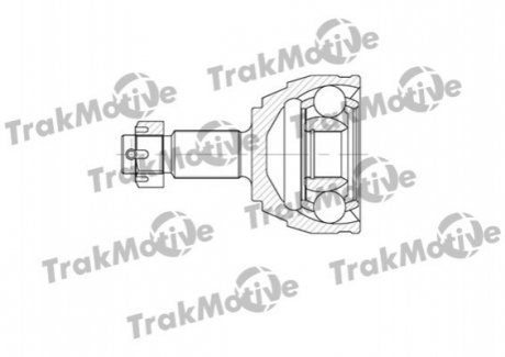 Шрус наружный к-кт 27/29 зуб. ULYSSE 2.2 JTD 02-06, LANCIA PHEDRA 2.2 JTD 02-10 TRAKMOTIVE 40-0579 (фото 1)