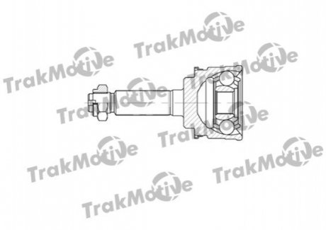 SUZUKI ШРУС наружный к-кт 20/23 зуб. ALTO IV (EF) 1.0 94-98, SWIFT II 1.0 89-01 TRAKMOTIVE 40-0602 (фото 1)