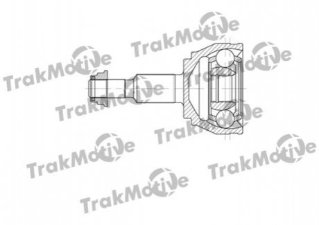 VW Шрус наружный к-кт 38 зуб. TOUAREG (7LA, 7L6, 7L7) 2.5 R5 TDI 03-10 TRAKMOTIVE 40-0611