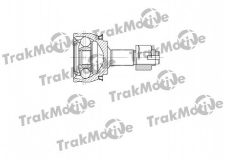 FIAT ШРУС наружный 22/27 зуб. Punto 1,2 03-, Grande Punto 1,2 05-, OPEL Corsa 1,0-1,2 06- TRAKMOTIVE 40-0616 (фото 1)