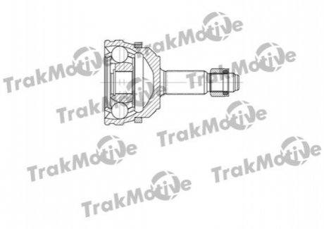 RENAULT Шрус наружный к-кт с ABS 23/25 зуб. Laguna I,Megane I,Scenic I 1.8/2.2d TRAKMOTIVE 40-0624 (фото 1)