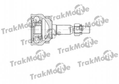 Шрус наружный к-кт с ABS 33/25 зуб.Calibra A,Kadett E,Vectra A TRAKMOTIVE 40-0645