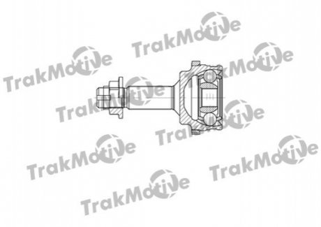 TOYOTA ШРУС наружный с ABS к-кт 24/19 зуб. Yaris 1.5 16V,1.4D 00-, PEUGEOT 107 1.0 05-14, CITROEN C1 1.0 05-14 TRAKMOTIVE 40-0738