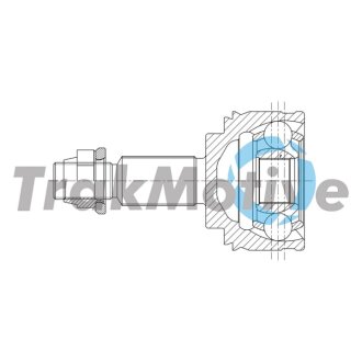 Шрус (наружный) Renault Kangoo 09-/Laguna III 07-15 (27z/33z/56.6mm/83.9mm/52.5mm) TRAKMOTIVE 400929