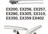 Щітка склоочисника каркасна задня 300mm (12'') ExactFit Rear Trico EX310 (фото 3)