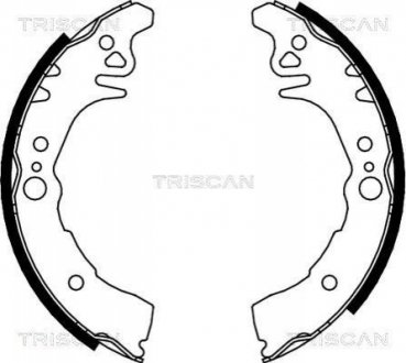 Комплект гальмівних колодок TRISCAN 810010026