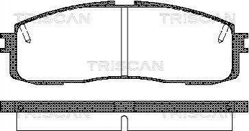Колодки гальмівні задні TRISCAN 811013152