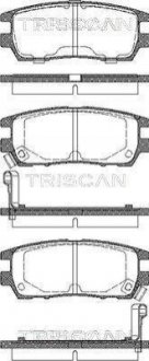 Колодки гальмівні задні TRISCAN 811042003