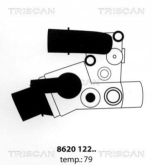 Термостат системи охолодження TRISCAN 862012279