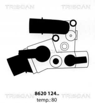 Термостат системи охолодження TRISCAN 862012480