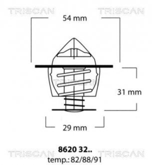 VOLVO B18-B20-B30 (1) TRISCAN 8620 3288 (фото 1)