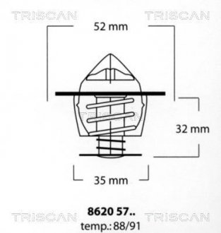 Автозапчастина TRISCAN 86205791