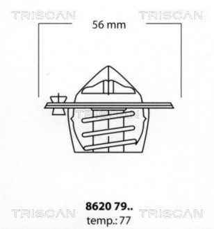Автозапчастина TRISCAN 8620 7977