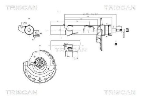 FORD TRISCAN 8705 16103