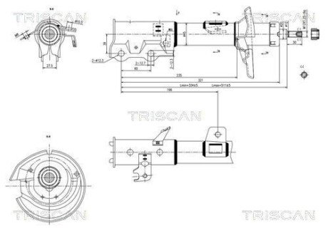 FORD FIESTA VI PKW TRISCAN 8705 16111