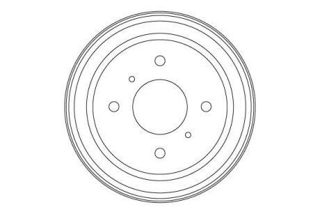 Барабан тормозной TRW DB4554