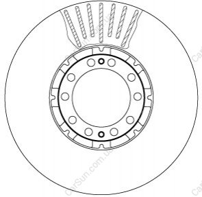 Гальмівний диск TRW DF5029S