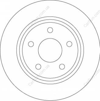 TARCZA HAM. TRW DF6556 (фото 1)