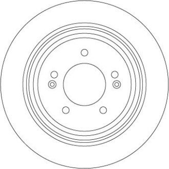 ГАЛЬМІВНИЙ ДИСК. HYUNDAI T. KONA EV 18- TRW DF6573