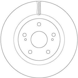 ПЕРЕДНИЙ ГАЛЬМУВАЛЬНИЙ ДИСК 285X24 V TRW DF6576